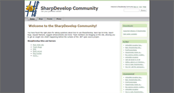 Desktop Screenshot of community.icsharpcode.net