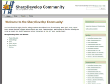 Tablet Screenshot of community.icsharpcode.net